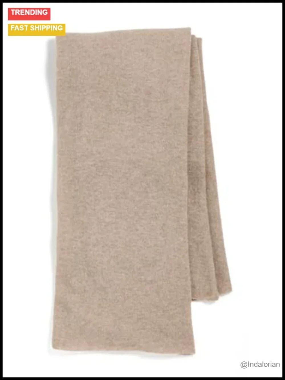 Luxury Cashmere Travel Wrap Scarf Lightweight 81.5in